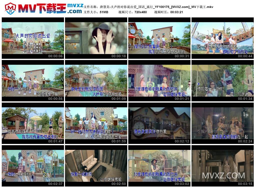 唐慧美-大声的对你说出爱_国语_流行_YF100175
